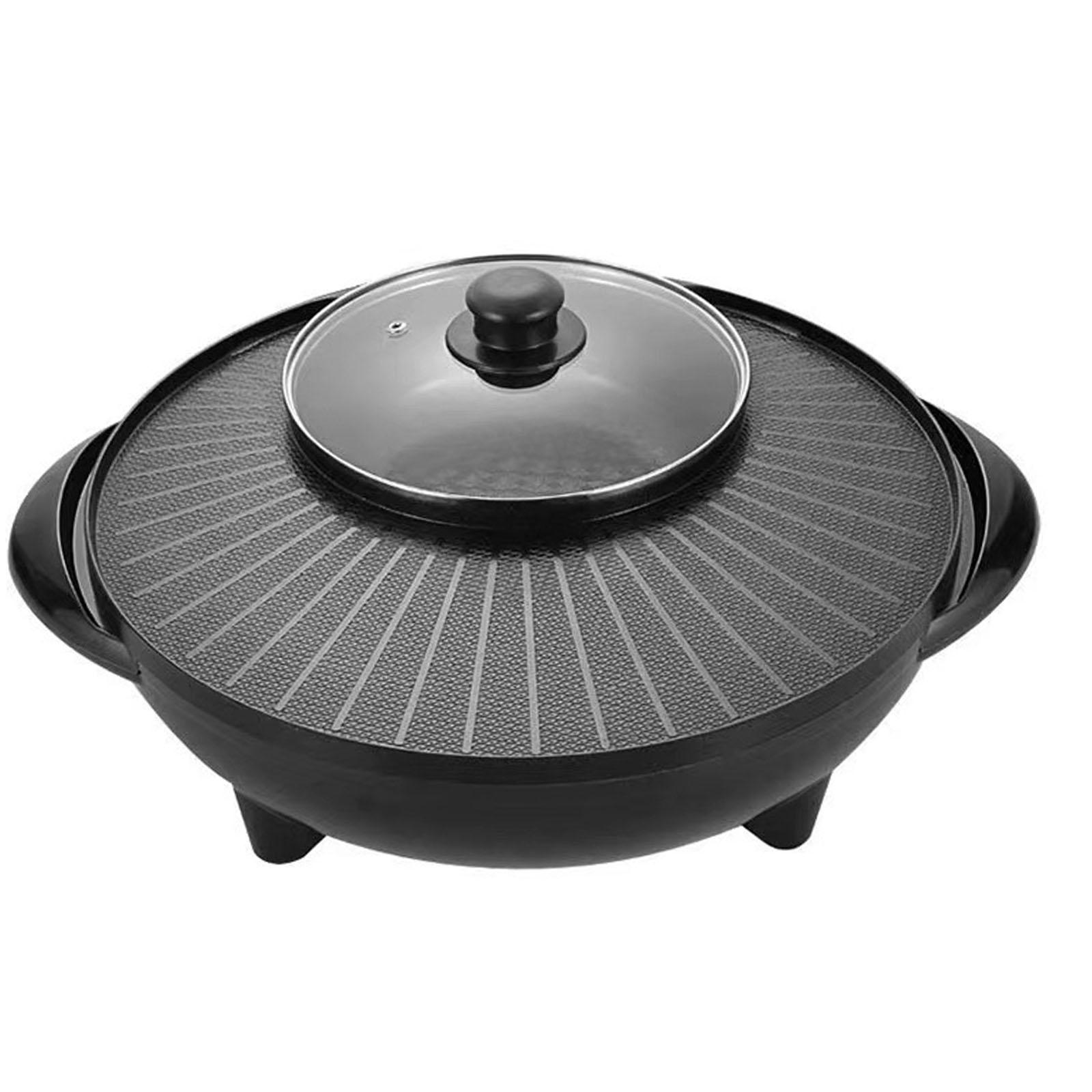 Teppanyaki Grill Table - Electric Grill with Hot Pot for
