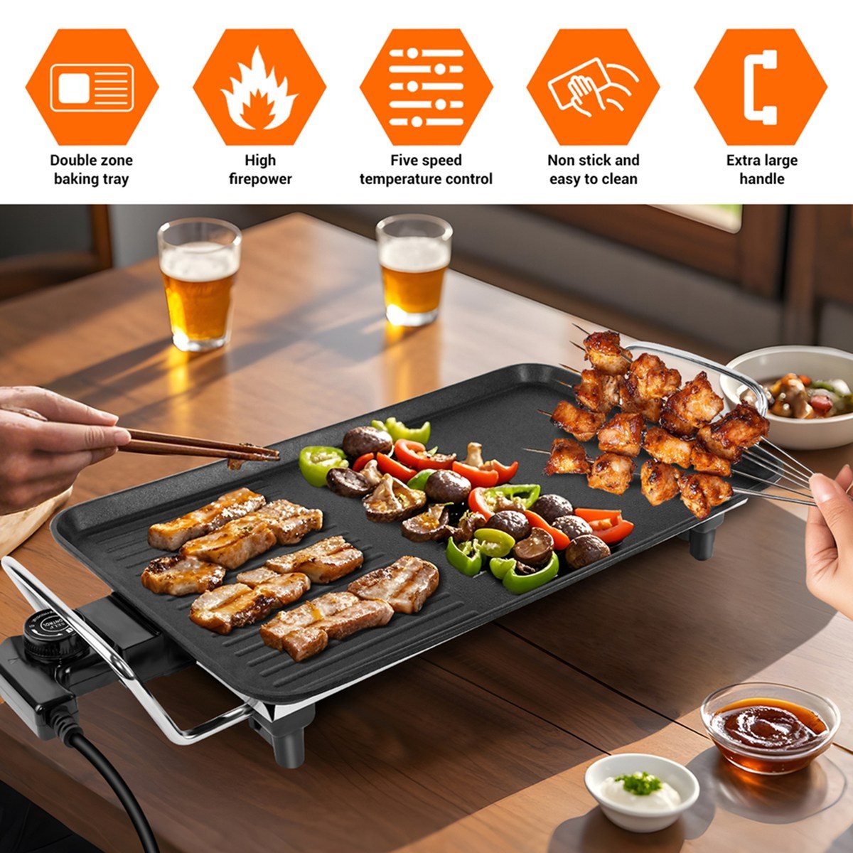 (ABHW) Table-Top Electric Tepp - Teppanyaki Grill Table review and price