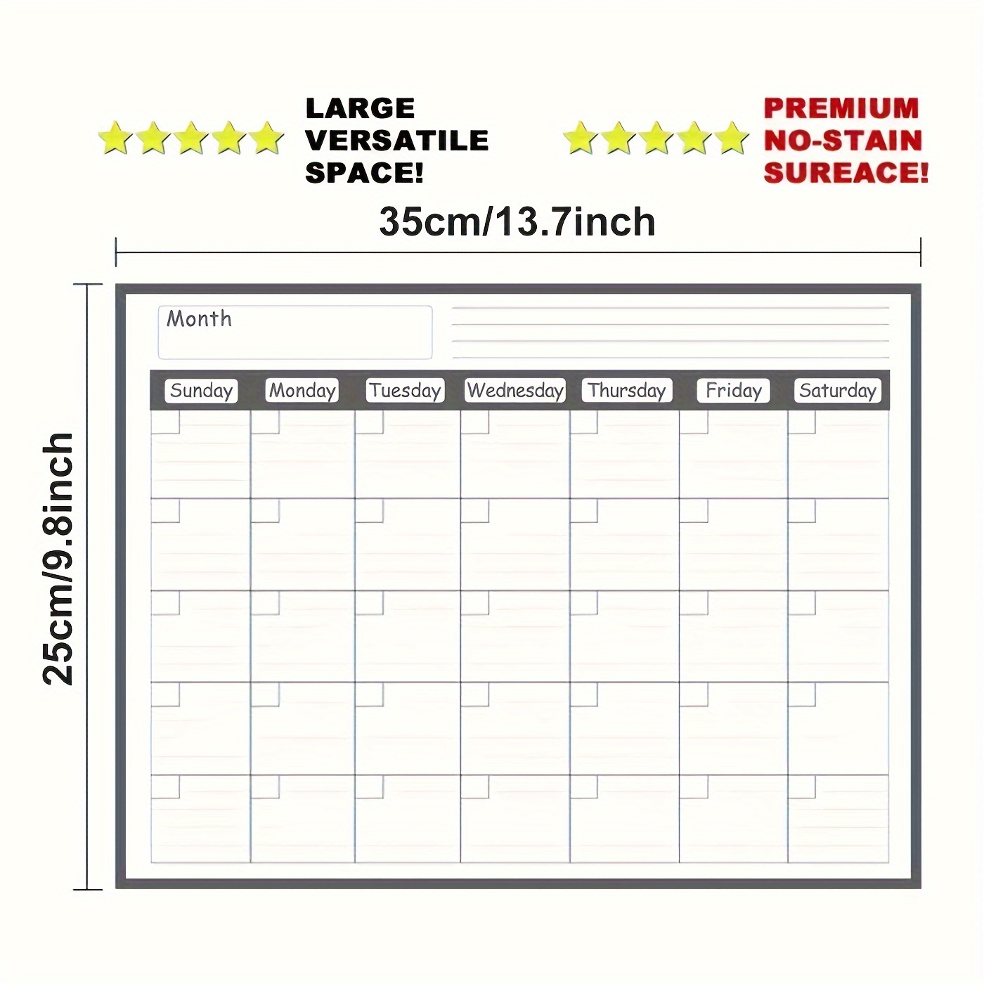 Magnetic refrigerator calendar - Commercial Kitchen Layout review and price