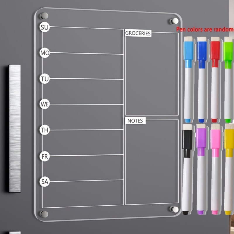 Acrylic Meal Planner Magnetic  - Commercial Kitchen Layout review and price