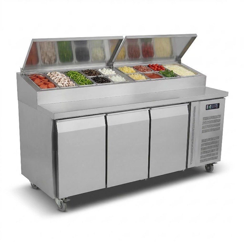 OEM Counter Fridge Sandwich Pr - Commercial Kitchen Refrigerator review and price