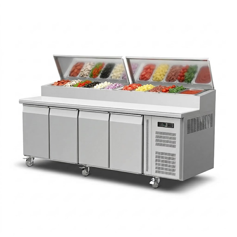 OEM Counter Fridge Sandwich Pr - Commercial Kitchen Refrigerator review and price