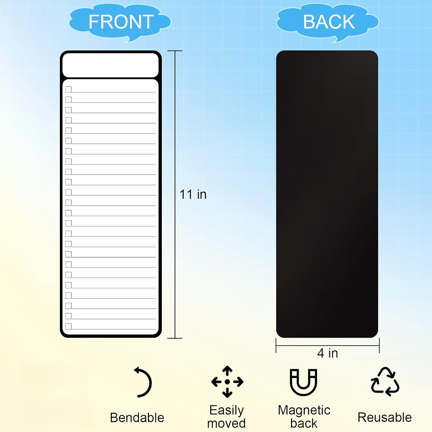 2/4 Pcs Magnetic Whiteboard to - Commercial Kitchen Layout review and price