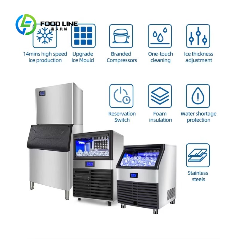 Commercial Ice Cube Maker Mach - Commercial Kitchen Refrigerator review and price