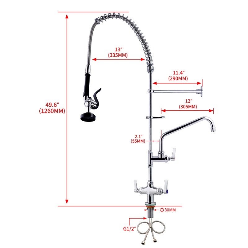 Pre Rinse Sprayer Commercial K - Commercial Kitchen Taps review and price