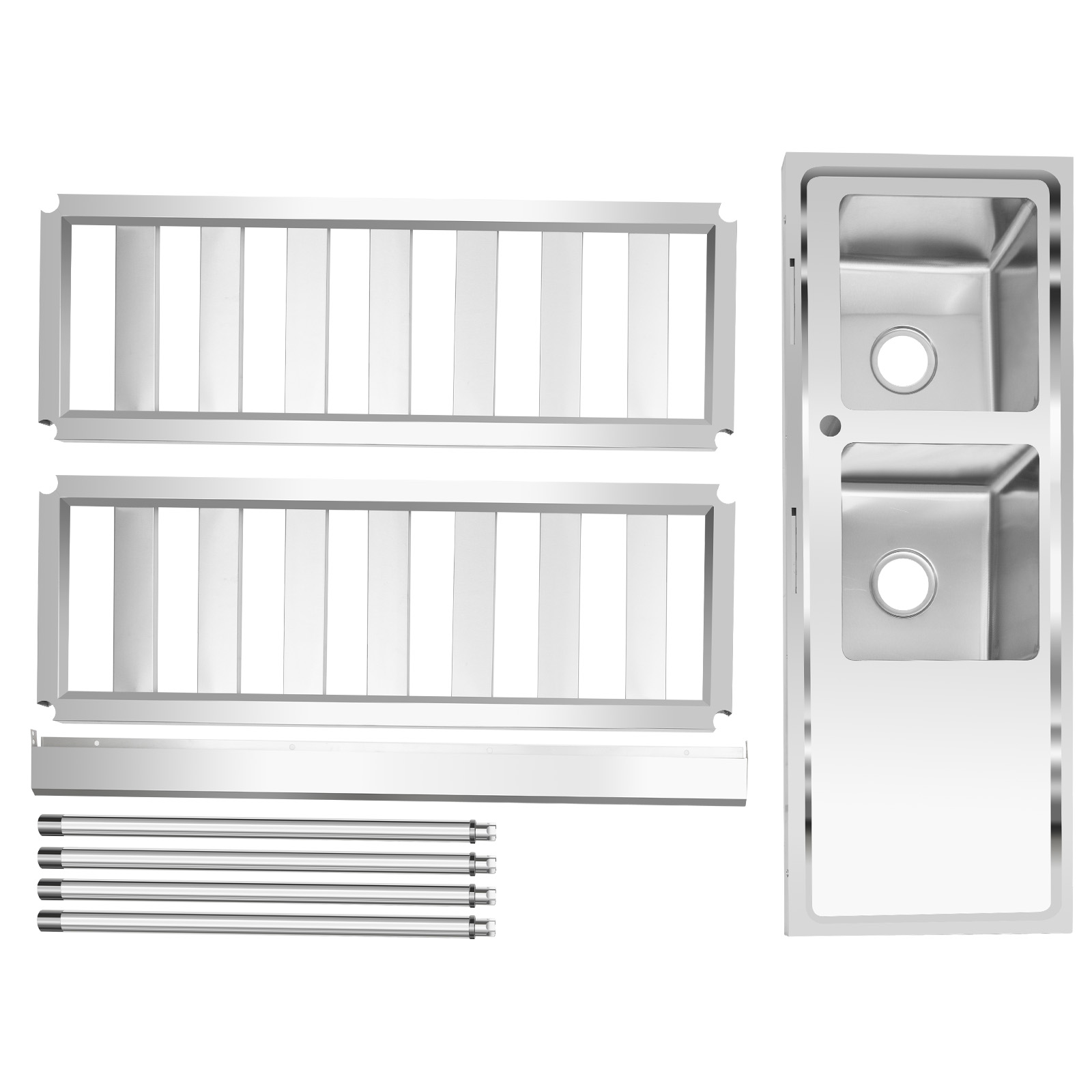 Commercial Restaurant Sink, St - Commercial Kitchen Prep Table With Storage review and price