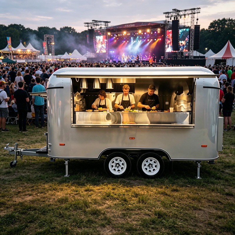 Stainless Steel Food Trailer M - Commercial Kitchen Layout review and price