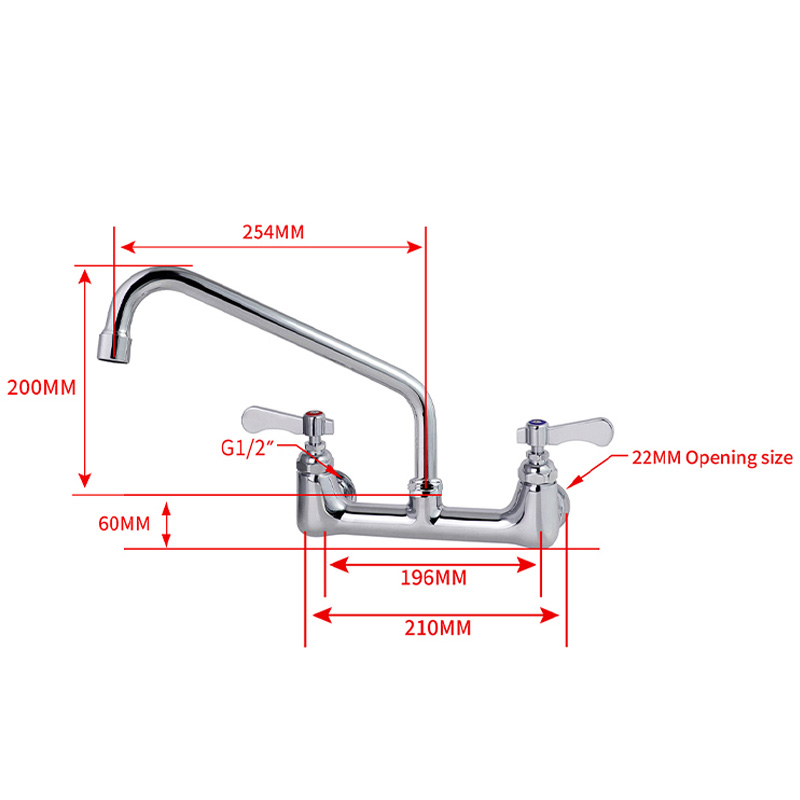 Commercial Kitchen Dual Hand 3 - Commercial Kitchen Taps review and price