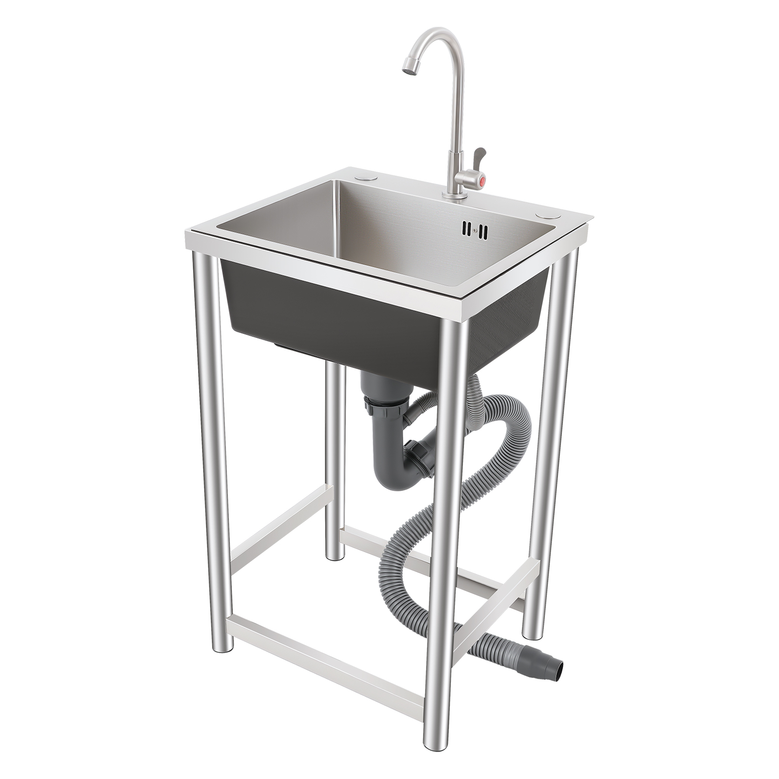 Freestanding Kitchen Sink with - Commercial Kitchen Taps review and price