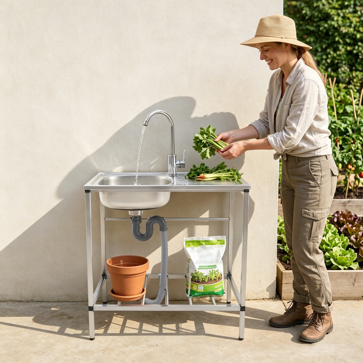 Utility Sink, Kitchen Sink , O - Commercial Kitchen Taps review and price