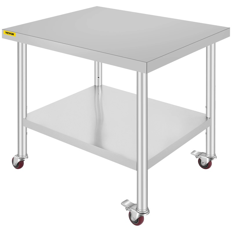 Stainless Steel Kitchen Prep T - Commercial Kitchen Prep Table With Storage review and price