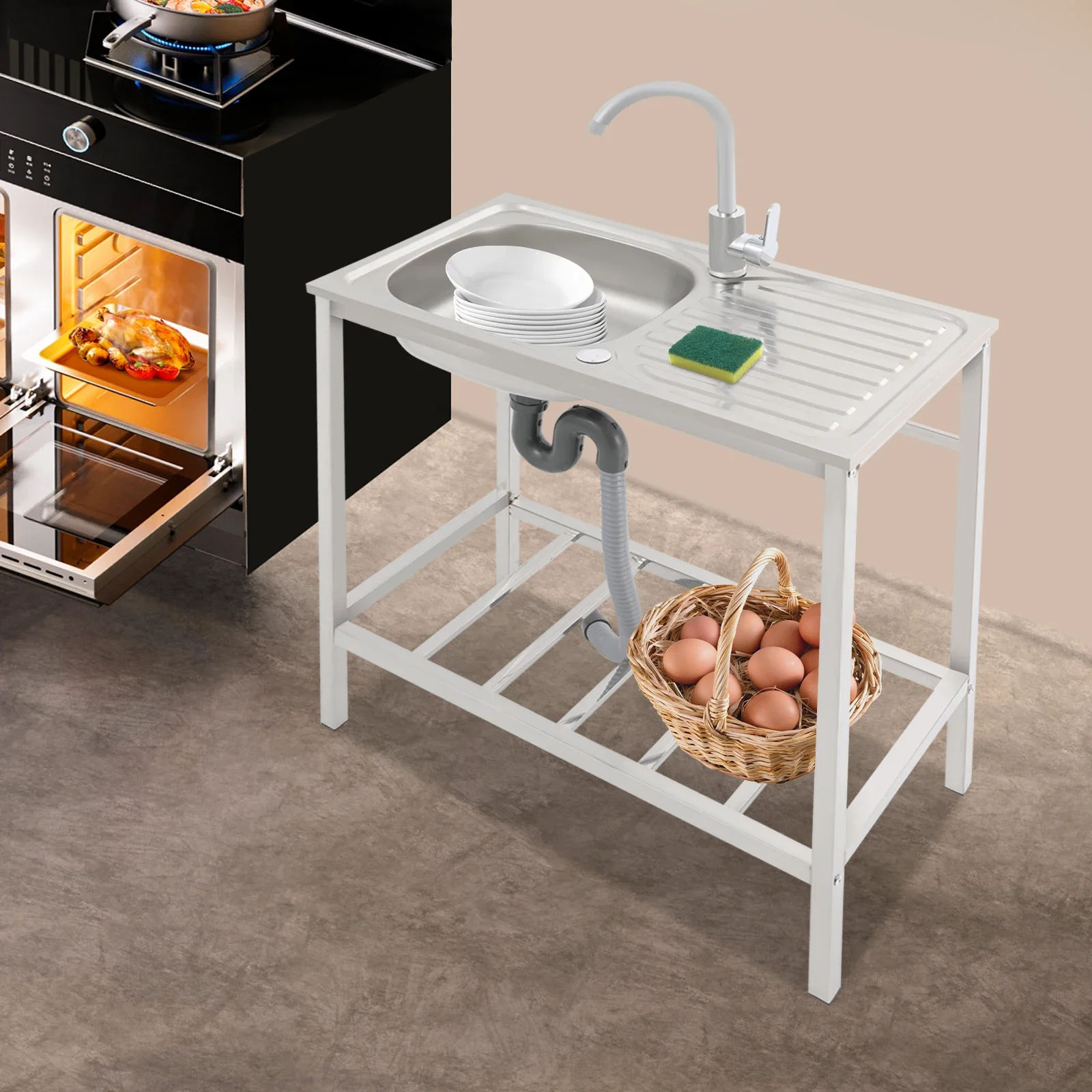 Utility Sink, Free Standing St - Commercial Kitchen Taps review and price