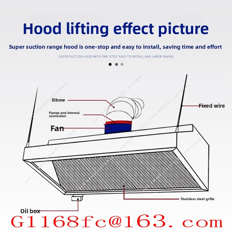 Stainless Steel Exhaust Hood f - Commercial Kitchen Exhaust Hood review and price
