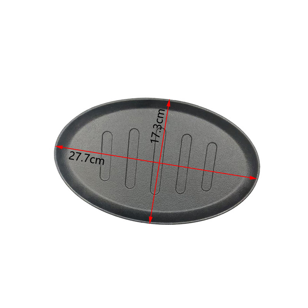 Oval Cast Iron Steak Plate Set - Teppanyaki Grill Table review and price